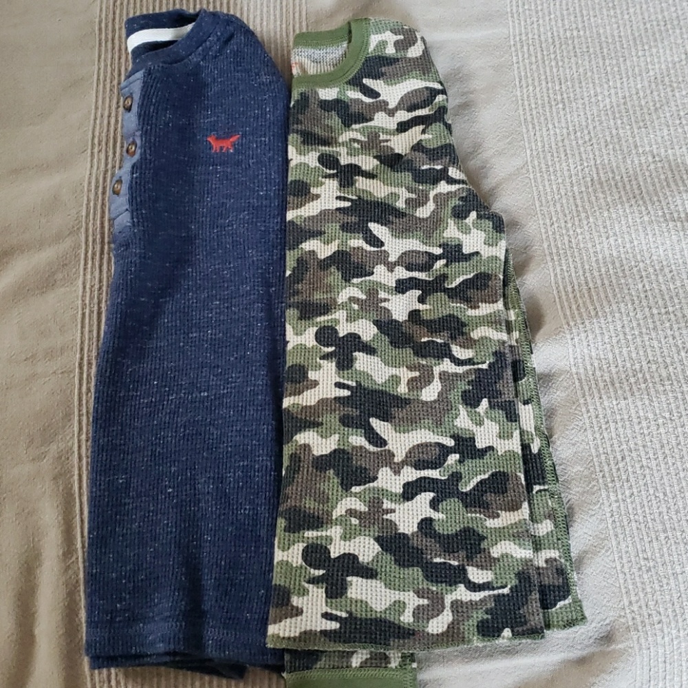 Lot of 2 gently loved thermal shirts